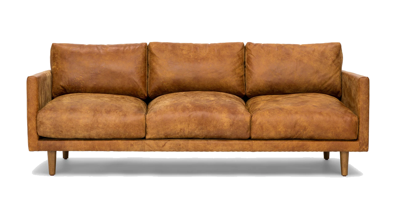 Ceni Brown 3 Seater