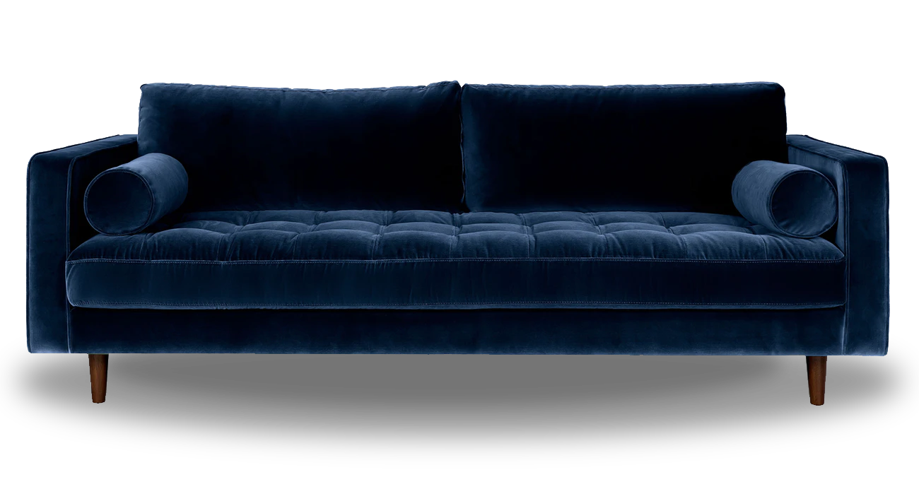 Mod Leather Sofa